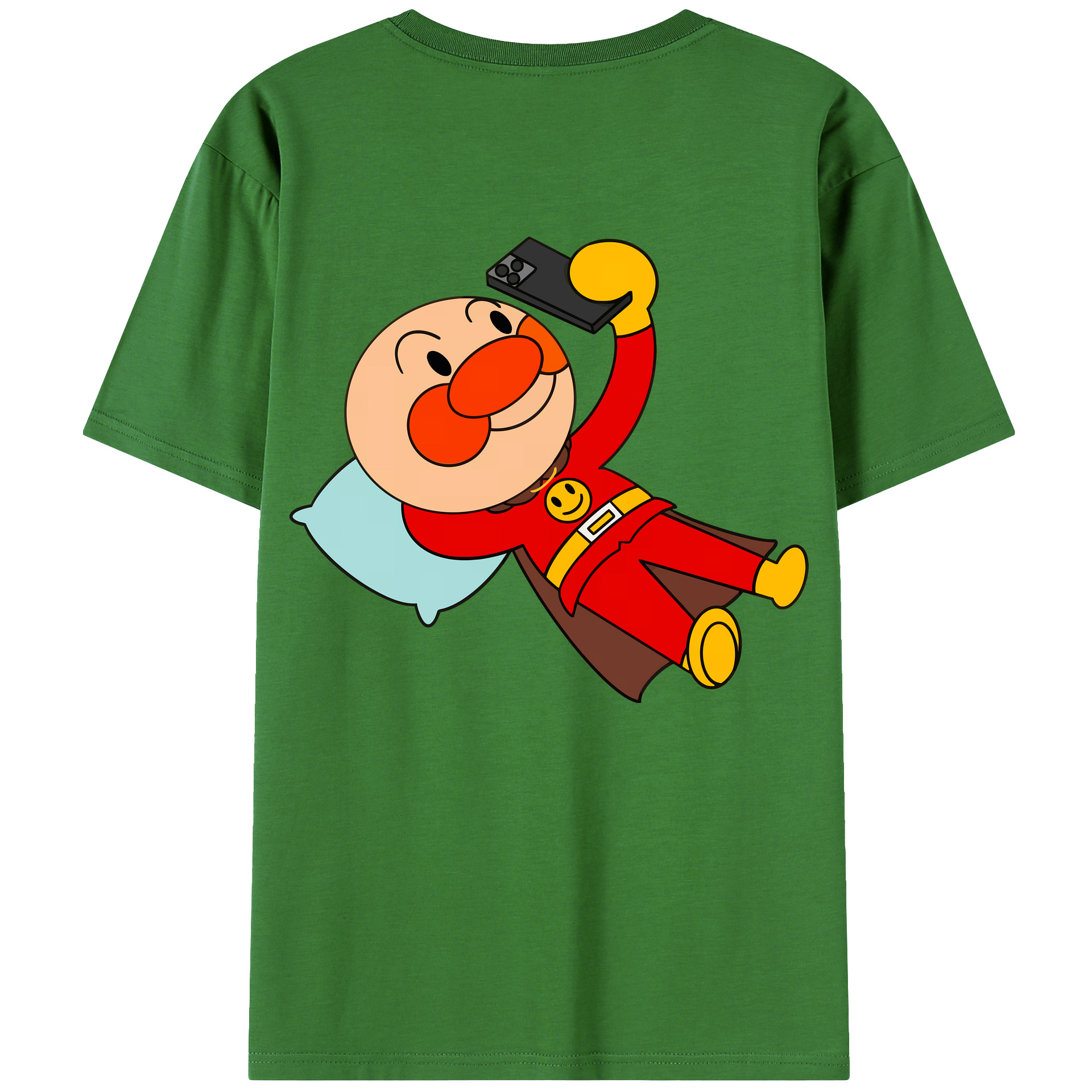（画像用） アンパンマン Anpanman レディース半袖Tシャツ(バックプリント)